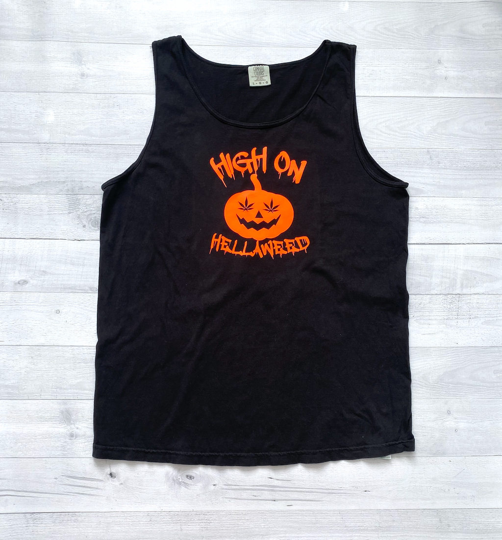 'Happy Halloween' Unisex Tank Top