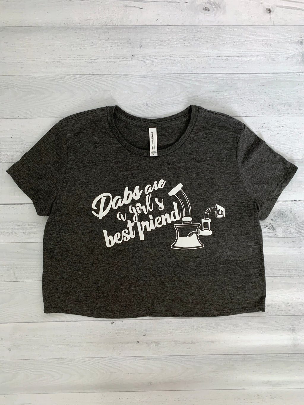 'Dabs are a girl's best friend' Crop Top