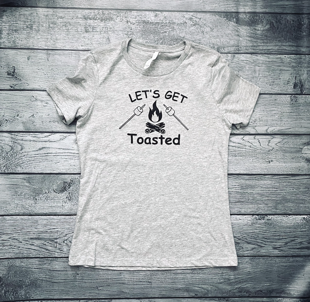 'Let's Get Toasted' Grey T-Shirt