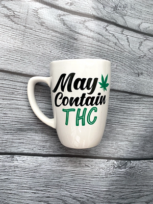 'May Contain THC' Mug