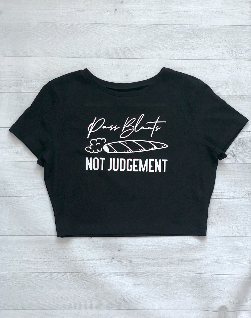 'No Judgement' Crop Top